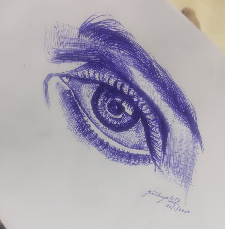 Eyes using pen